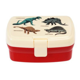 Rex London broodtrommel met tray | dinosaurussen