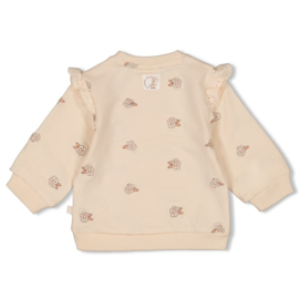Feetje sweater Flower Field | maat 68 - 86