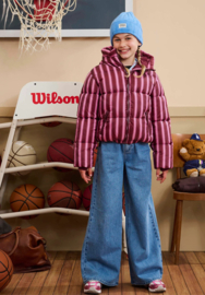 Z8 | Lieveke Winterjas Donkerrood / Roze