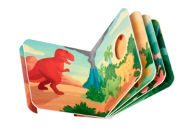 SmartMax storybooks Dinosaurs - magnetische bouwdino's met boekje