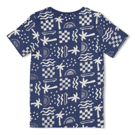 Sturdy shirt print blauw Explore More | maat 92 - 140