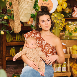 Z8 newborn jumpsuit Niccolo nougat | maat 50 t/m 68