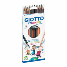 GIOTTO Huidskleur potloden | 12 stuks