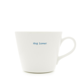 Bucket Mug 'Dog lover'