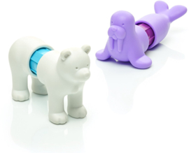 SmartMax storybooks Walrus en ijsbeer - magnetische bouwdieren met boekje