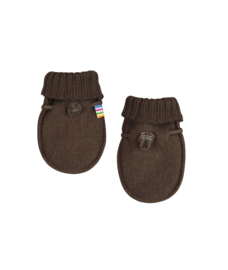 Joha wolfleece wantjes dark brown | maat 56 t/m 80