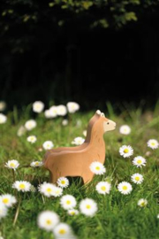 Holztiger houten alpaca