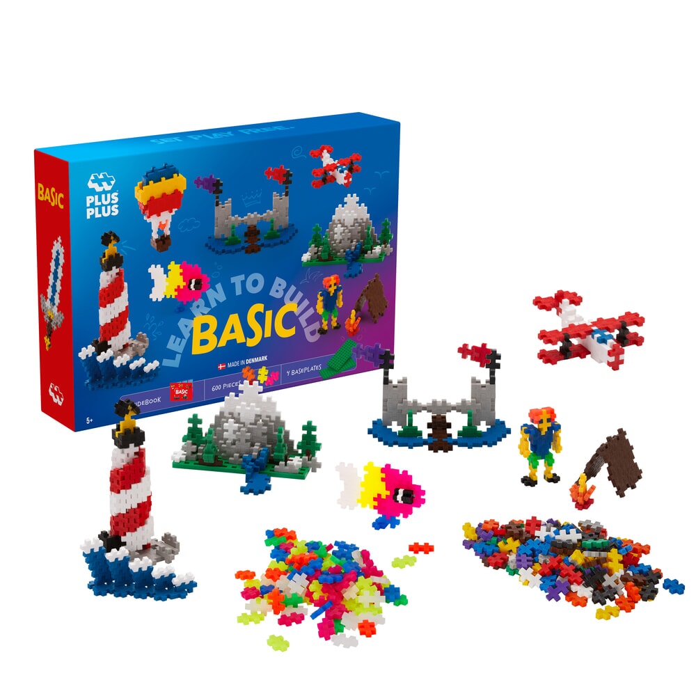 Plus-Plus Learn to Build 'Basic' | 600 stuks