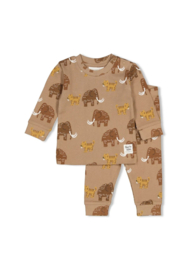 Feetje Limited Edition Pyjama | Milo Mammoth Taupe