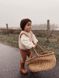 Alwero bodywarmer Alpen junior beige | maat 80 - 122