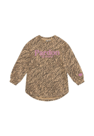 Daily Seven | Tiger sweater jurk | Ginger Root