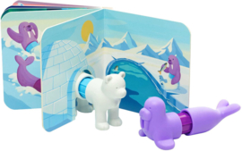 SmartMax storybooks Walrus en ijsbeer - magnetische bouwdieren met boekje