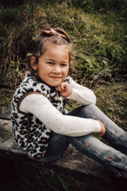 Alwero bodywarmer Camino junior luipaard | maat 104-134