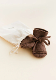 Hvid Booties Mocha