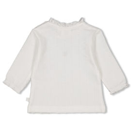 Feetje shirtje wit Blossom | maat 56 - 74
