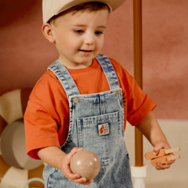 Z8 mini denim tuinbroek  Aras | maat 80  t/m 98