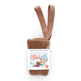 Silly Silas maillot met bretels teddy footed light brown | diverse maten