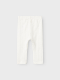 Lil' Atelier ajour legging coconut milk | maat 56 - 86