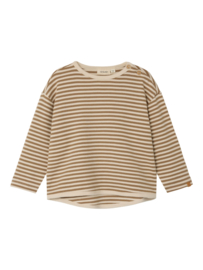 Lil' Atelier shirt streep birch | maat 92 - 128