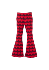 Z8 | Esther Flared Pants Burgundy Battle