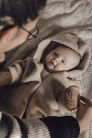 Alwero babyjasje merinowol beige | maat 56-86