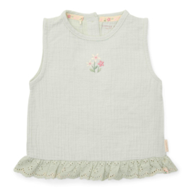 Little Dutch top mouwloos fairy mint | maat 74 - 104