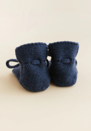 Hvid Booties Blue
