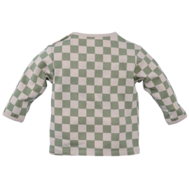 Z8 baby shirt Luke cotton cloud/silver sage | maat 50 t/m 74