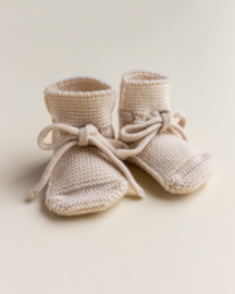 Hvid booties cream | 0-9 maanden