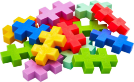 Plus-Plus BIG koker mix 'Tropical' | 15 stuks