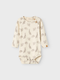 Lil' Atelier romper bosdiertjes | maat 56 - 86