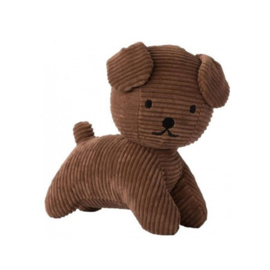 Nijntje Bon Ton Toys Snuffie knuffel corduroy 17 cm | bruin