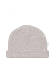 Noppies newborn mutsje Nevel taupe melange