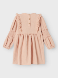 Lil' Atelier jurk rugby tan | maat 56 - 86