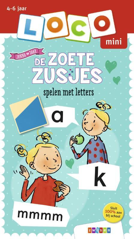 De Zoete Zusjes spelen met letters | Loco Mini oefenboekje