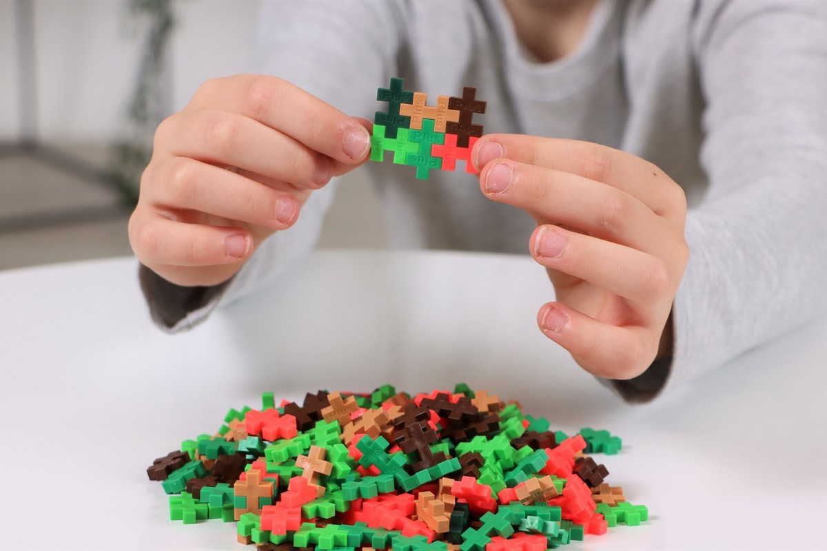 Plus-Plus koker mix 'Jungle' | 240 stuks