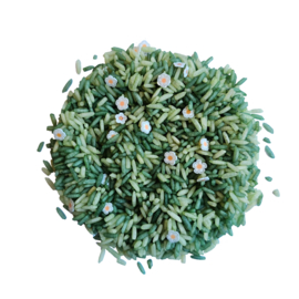 Grennn speelrijst flowers mix  | 300 gram