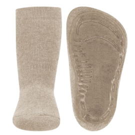 Ewers Softstep anti-slip sokken dark beige | maat 17 - 24