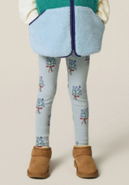 The Campamento | Bloemen Licht Blauwe Legging