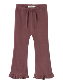 Lil' Atelier flaired legging rose brown | maat 92 - 128