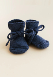 Hvid Booties Blue
