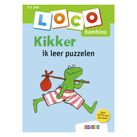 Kikker Ik leer puzzelen | Loco Bambino oefenboekje