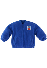 Z8 mini | Mink Teddy Bomber Jacket Electric Blue