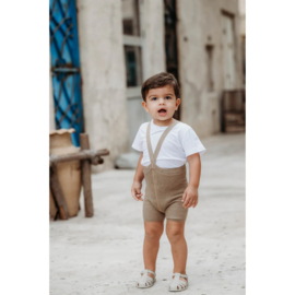 Silly Silas maillot met bretels shorty peanut blend | diverse maten