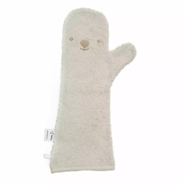Nifty Baby Shower Glove - Vanille | lange washand voor onder de douche
