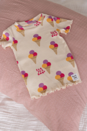 Feetje premium pyjama zomer Isa Icecream - maat 68 t/m 122
