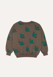 The Campamento | Slangen Bruine Sweatshirt