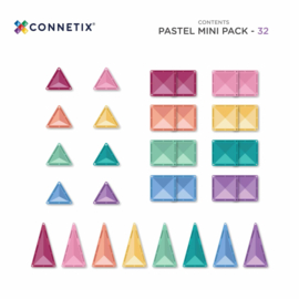 Connetix pastel miniset | 24-delig