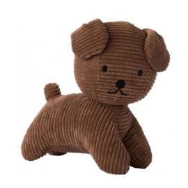 Nijntje Bon Ton Toys Snuffie knuffel corduroy 30 cm | bruin