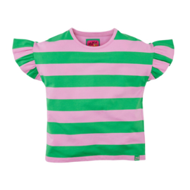 Z8 kids shirt Zohra sorbet pink/groovy green | maat 92 - 152